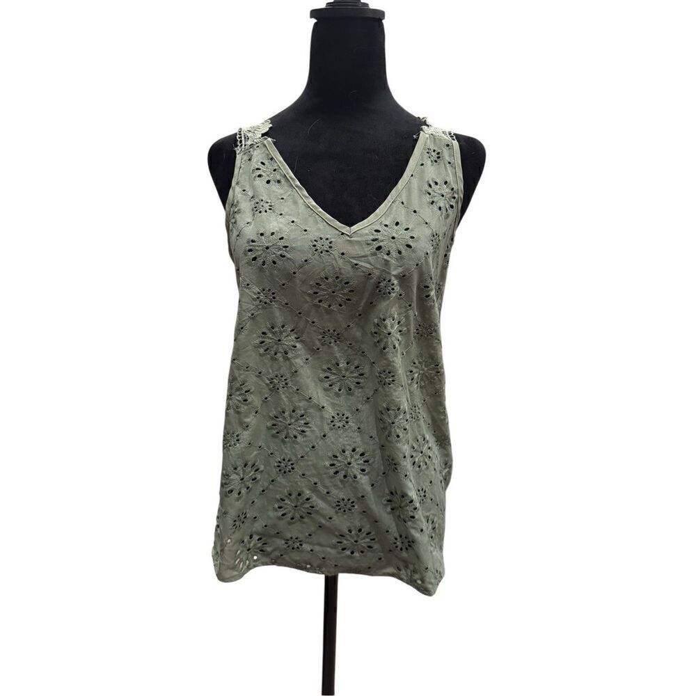 SHEIN eyelet lace tank (S)